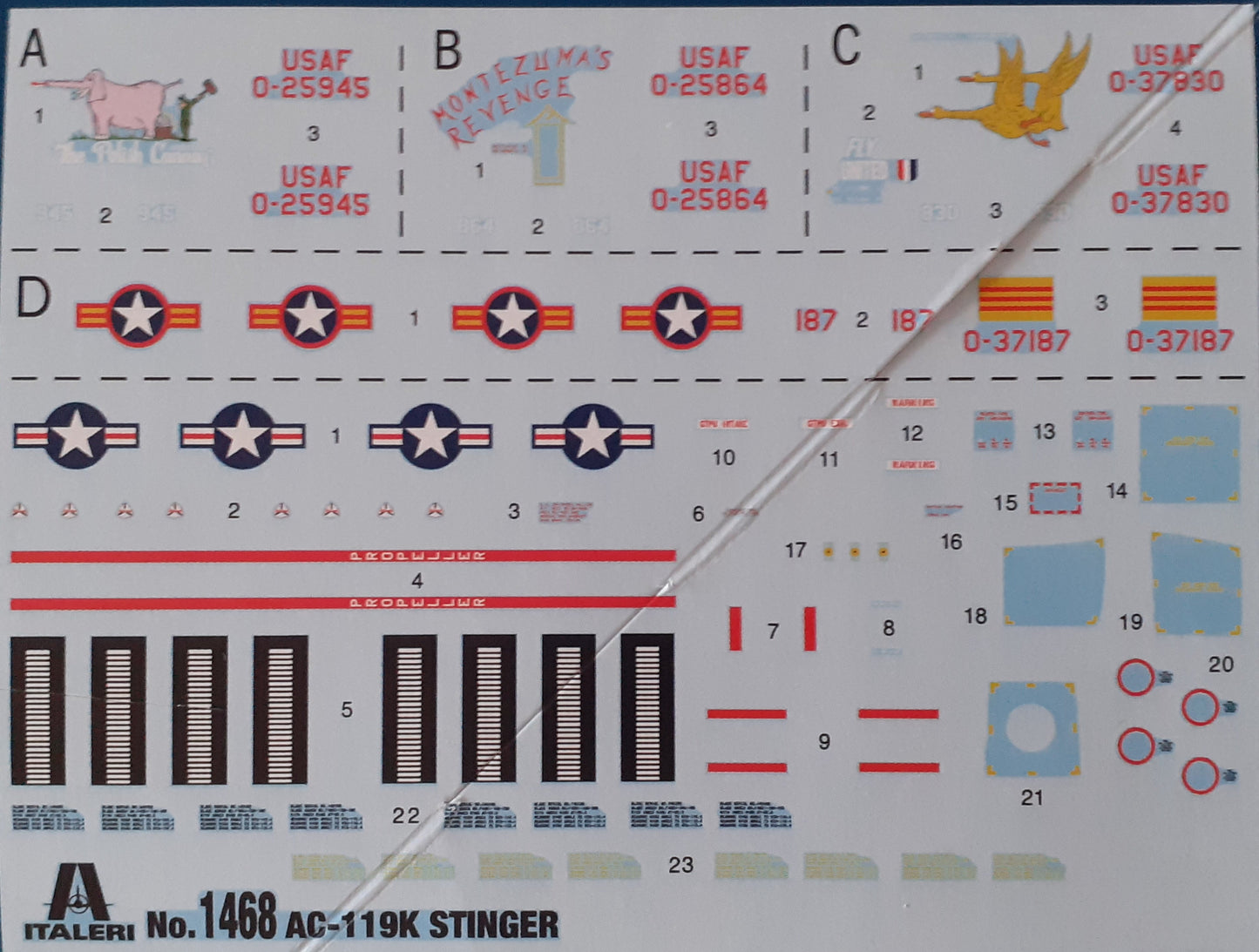 Italeri 1:72 AC-119K Stinger