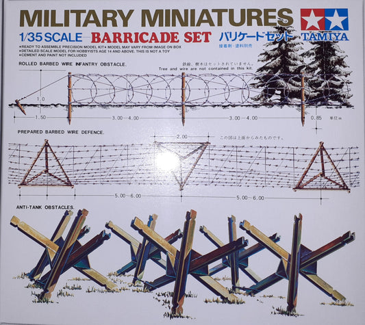 Tamiya 1:35 Military Miniatures Barricade Set