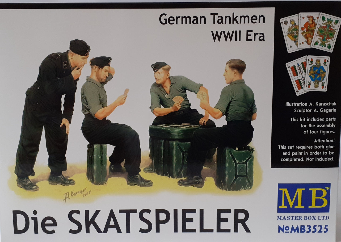 Masterbox 1:35 Skatspieler