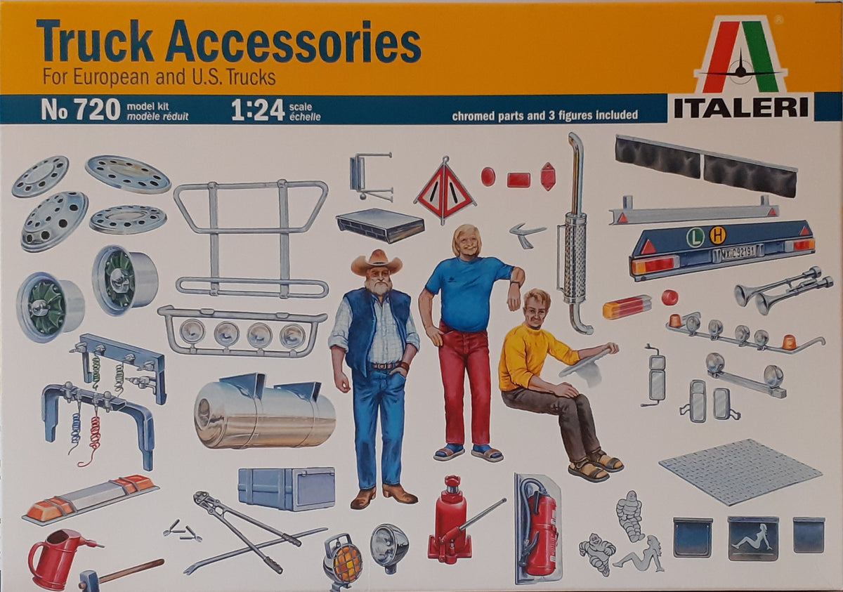 Italeri 1:24 Truck Accessories for European and US Trucks