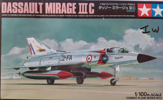 Tamiya 1:100 Dassault Mirage IIIC (2004)