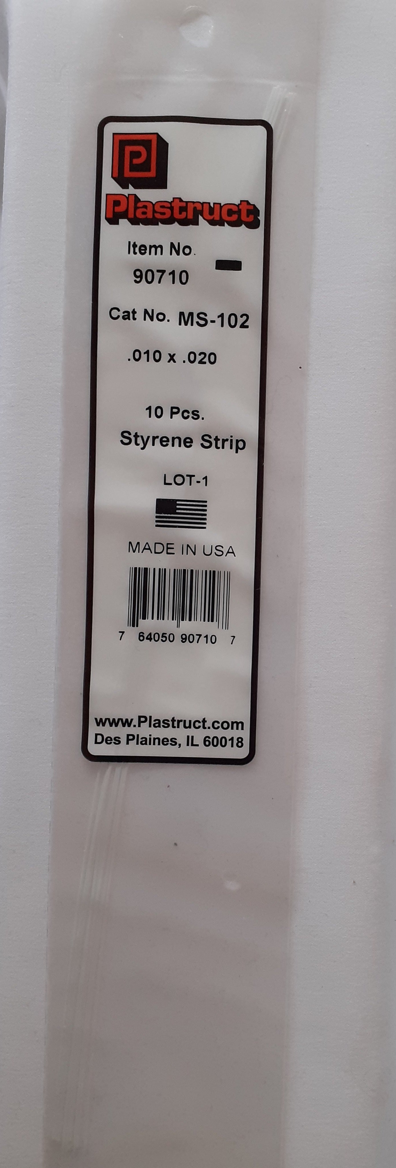 Plastruct MS-102 Strip