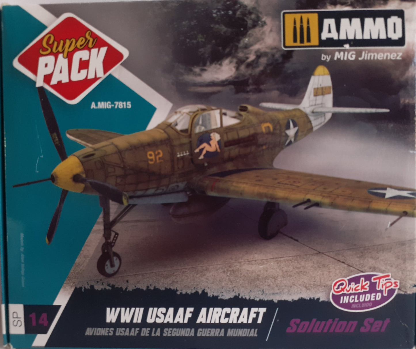 Tamiya 1:48 Republic P-47D Thunderbolt with Ammo Mig Super Pack