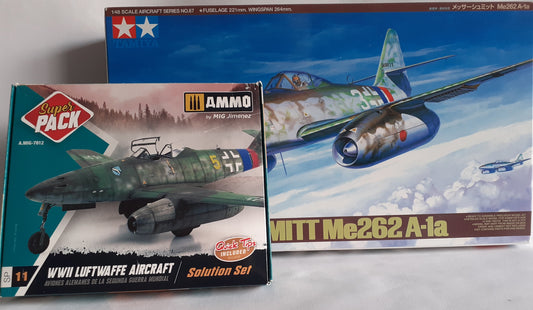 Tamiya Messerschmitt Me262 A-1a with Ammo Mig Super Pack