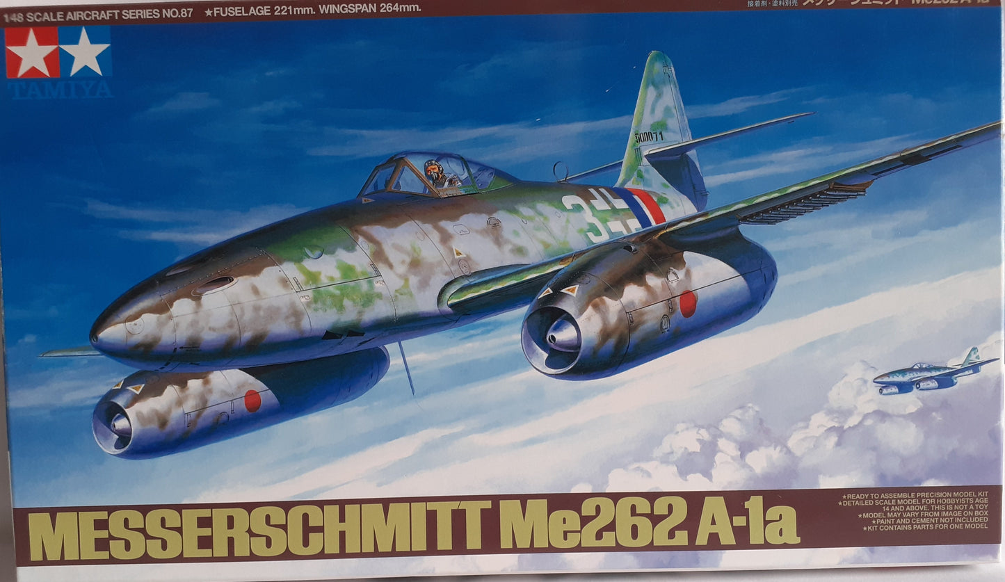 Tamiya Messerschmitt Me262 A-1a with Ammo Mig Super Pack