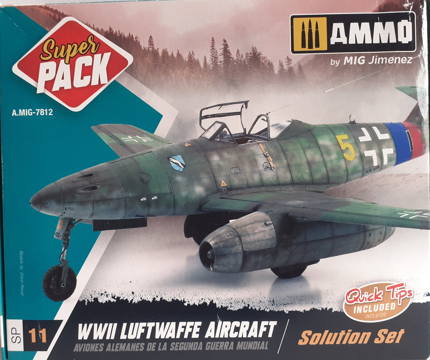 Tamiya Messerschmitt Me262 A-1a with Ammo Mig Super Pack