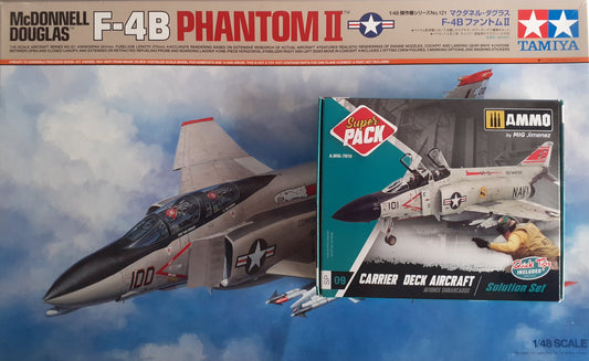 Tamiya 1:48 F-4B Phantom II with Ammo Mig Super Pack