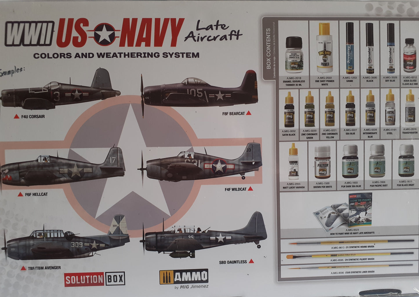 Tamiya 1:72 Vought F4U-1A Corsair with Ammo Mig Solution Box