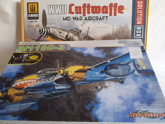 Wing Tech (Dragon) 1:48 Bf110D-3 with Ammo Mig Solution Box