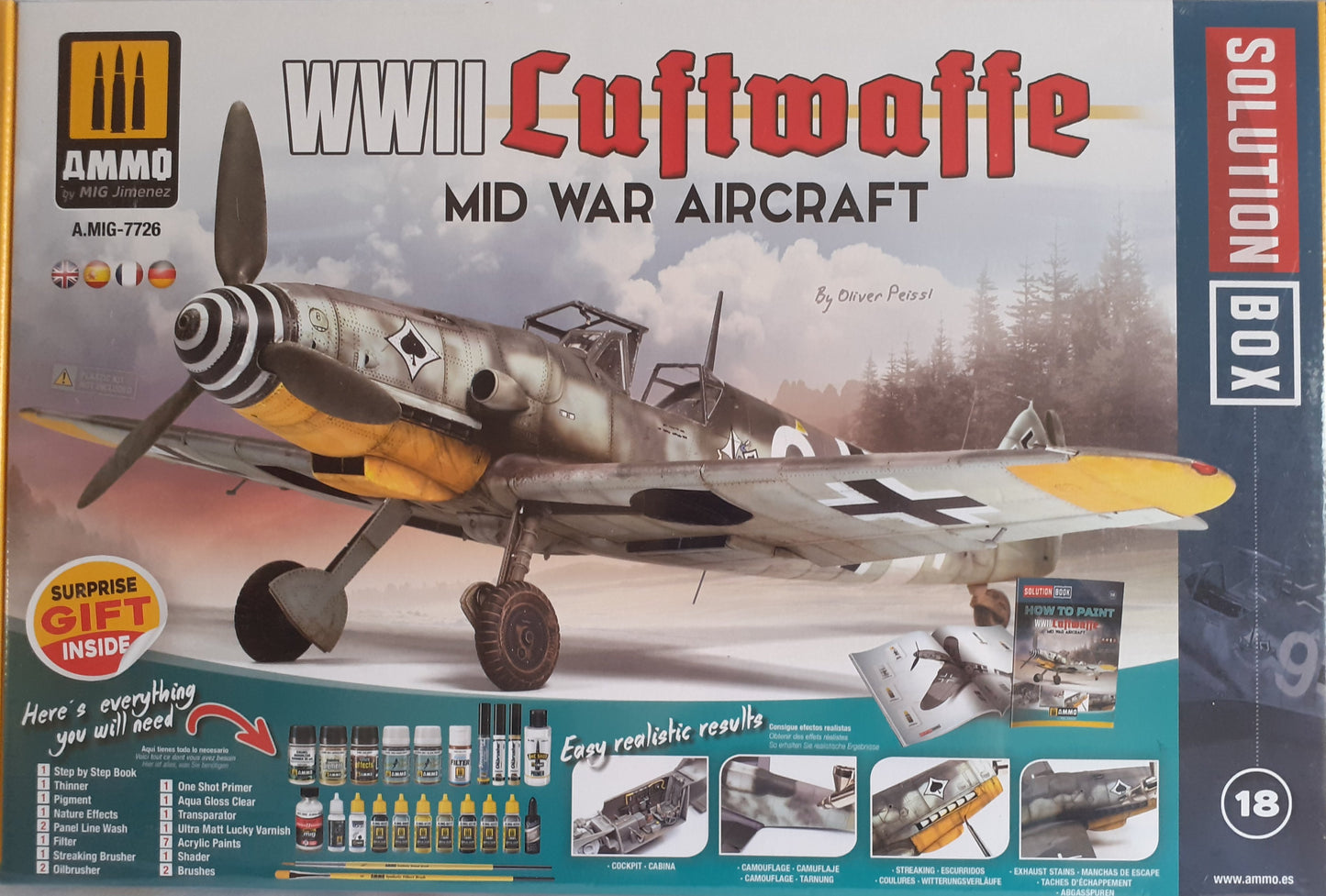 Wing Tech (Dragon) 1:48 Bf110D-3 with Ammo Mig Solution Box