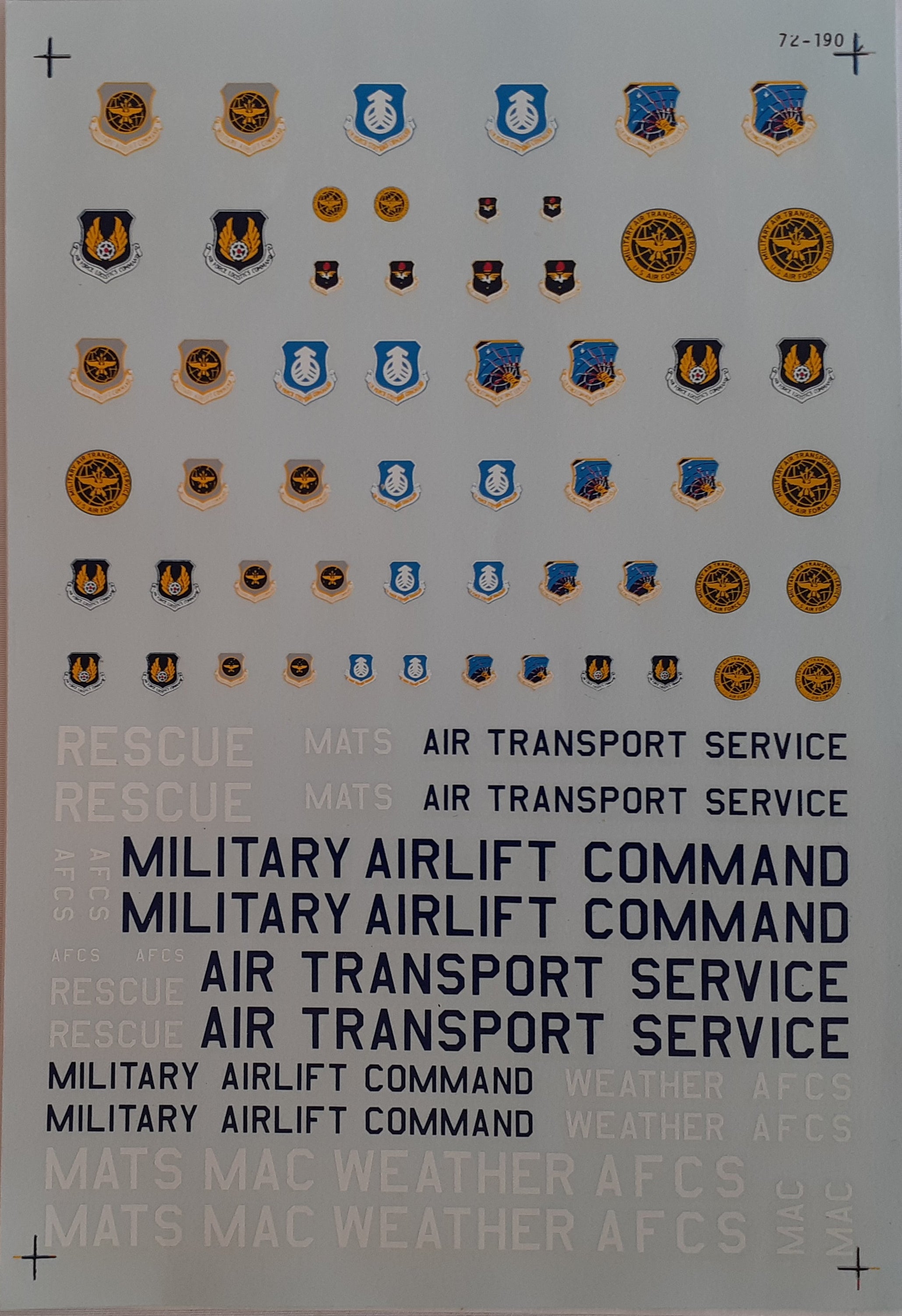 SuperScale Decals USAF Command Insignia – Pathfinder Models