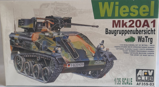 AFV 1:35 Wiesel Mk20A1 Baugruppenubersicht WaTrg