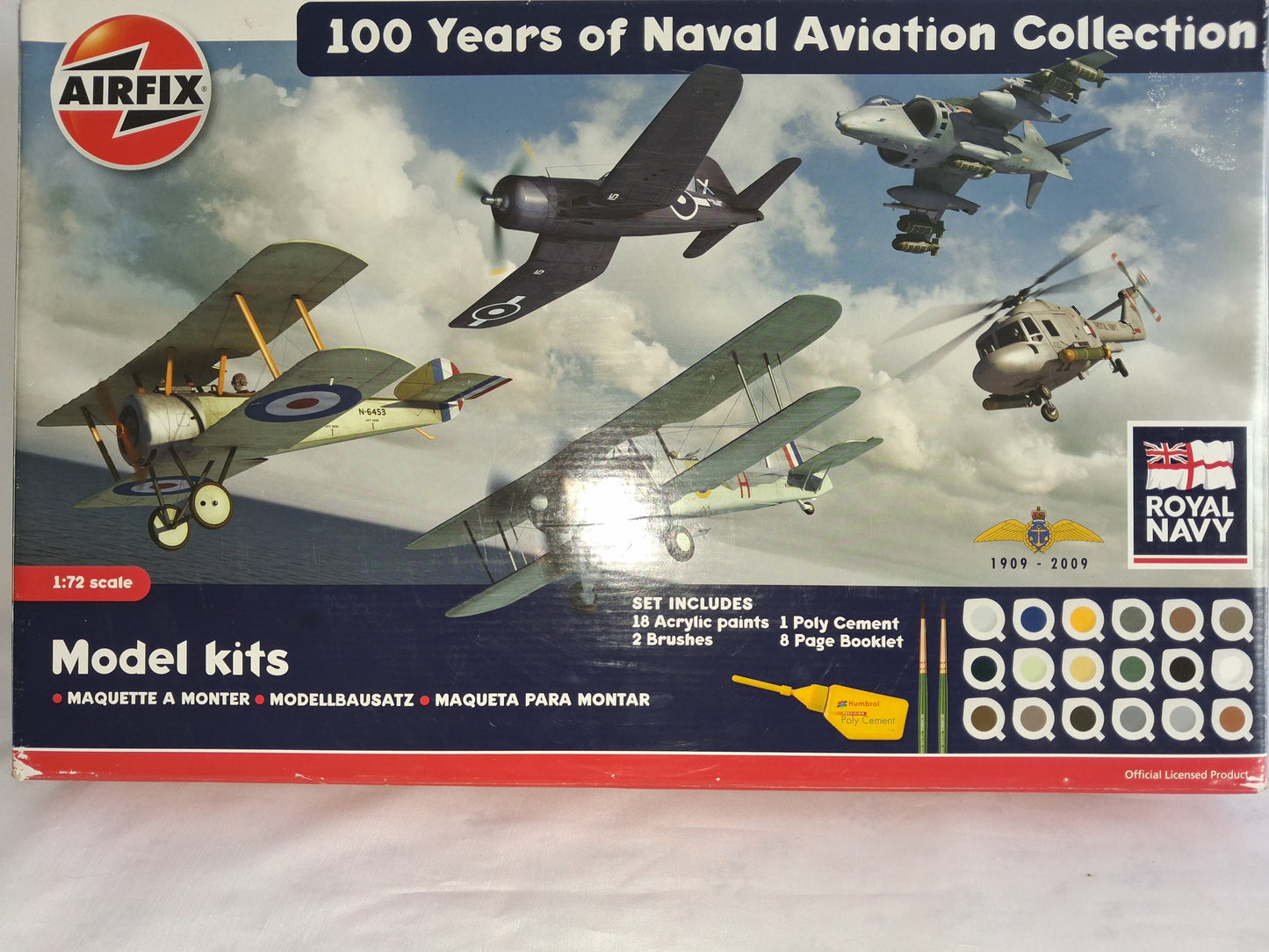 Airfix 1:72 100 Years of Naval Aviation Collection (5 kits)