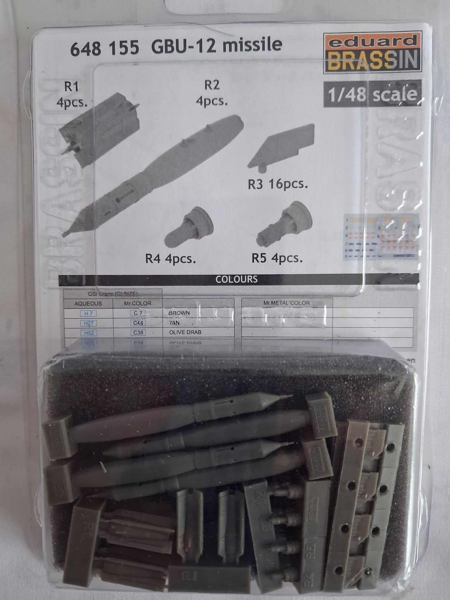 Eduard Brassin 1:48 GBU-12 Missile