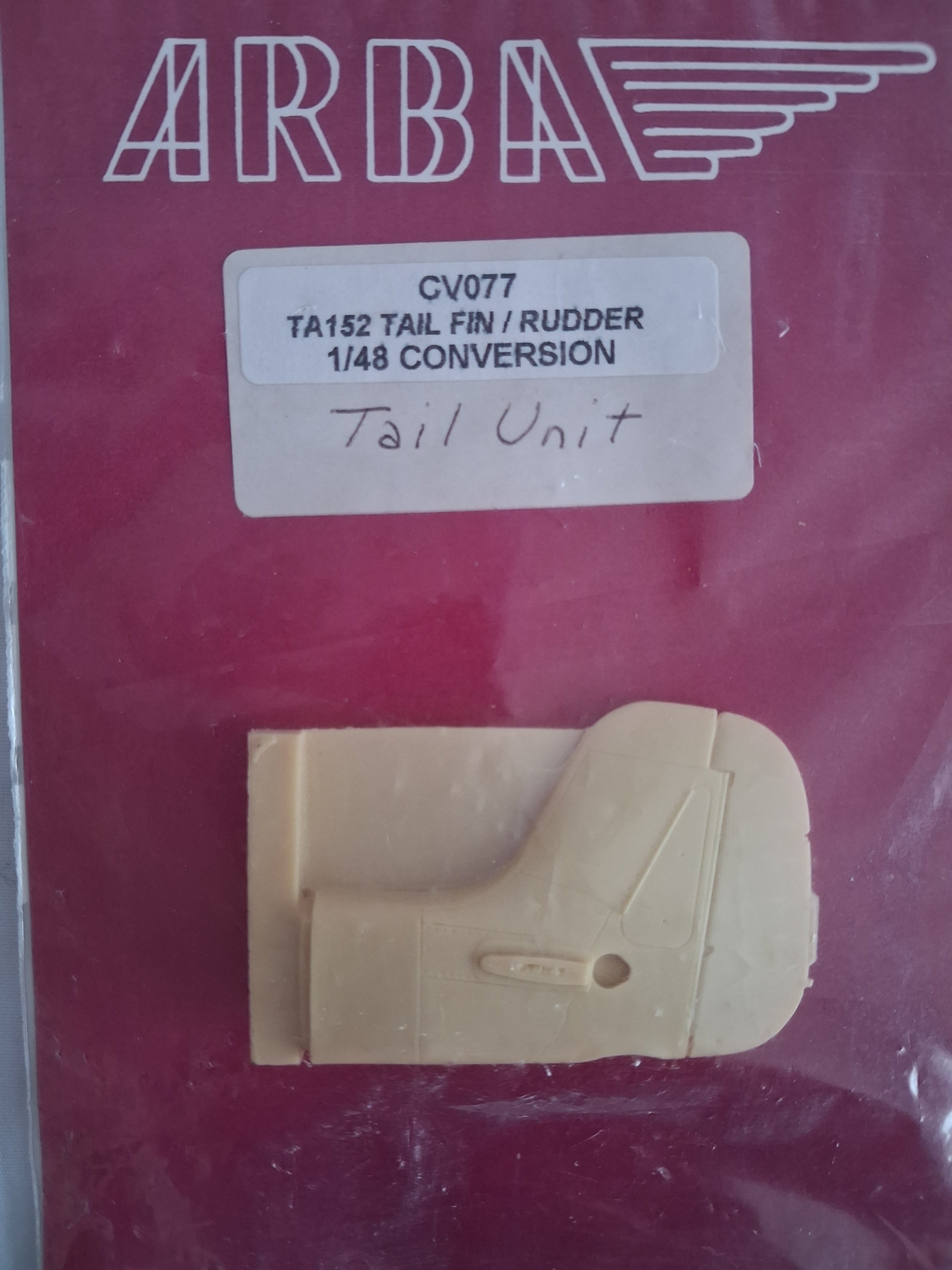 ARBA 1:48 TA152 Tail Fin / Rudder Conversion – Pathfinder Models