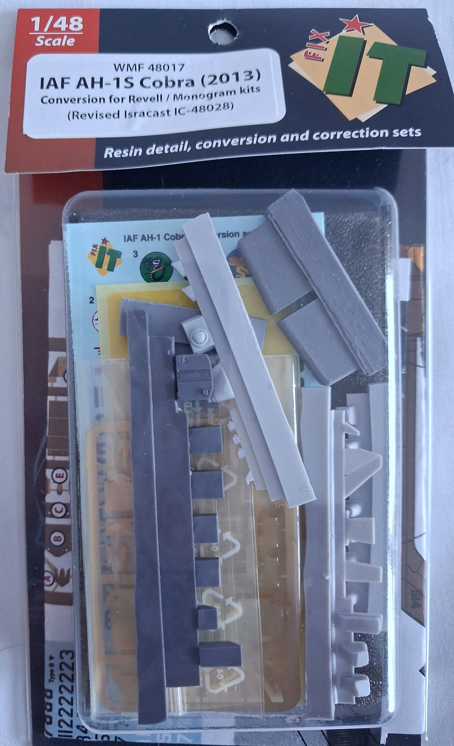 Wingman Models 1:48 IAF AH-1S Cobra Conversion Kit