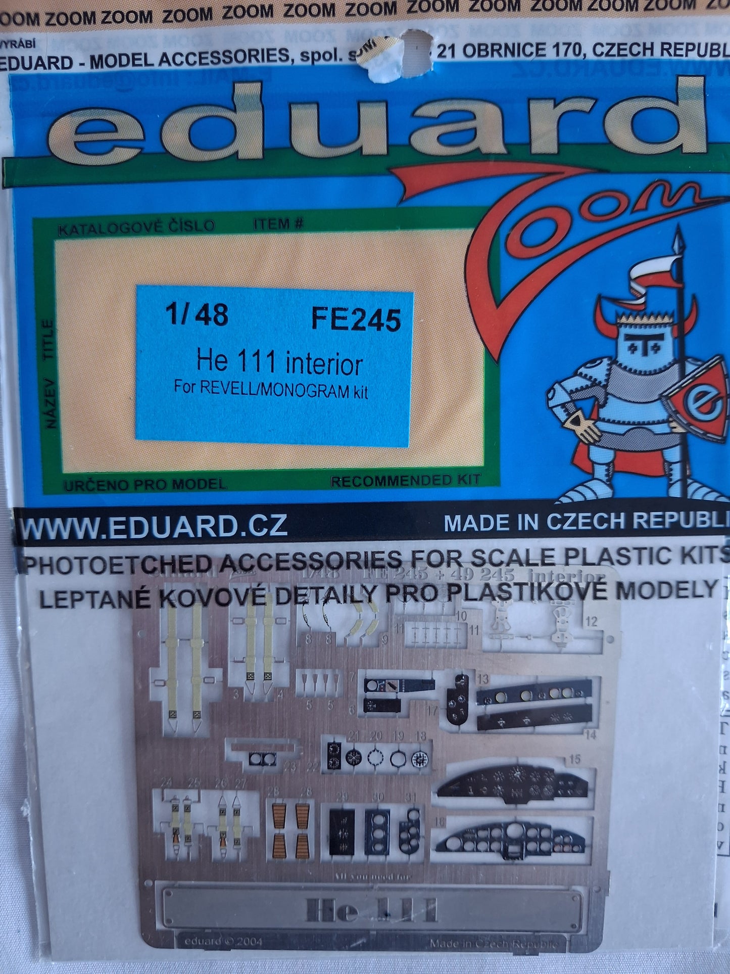 Eduard 1:48 HE111 Interior