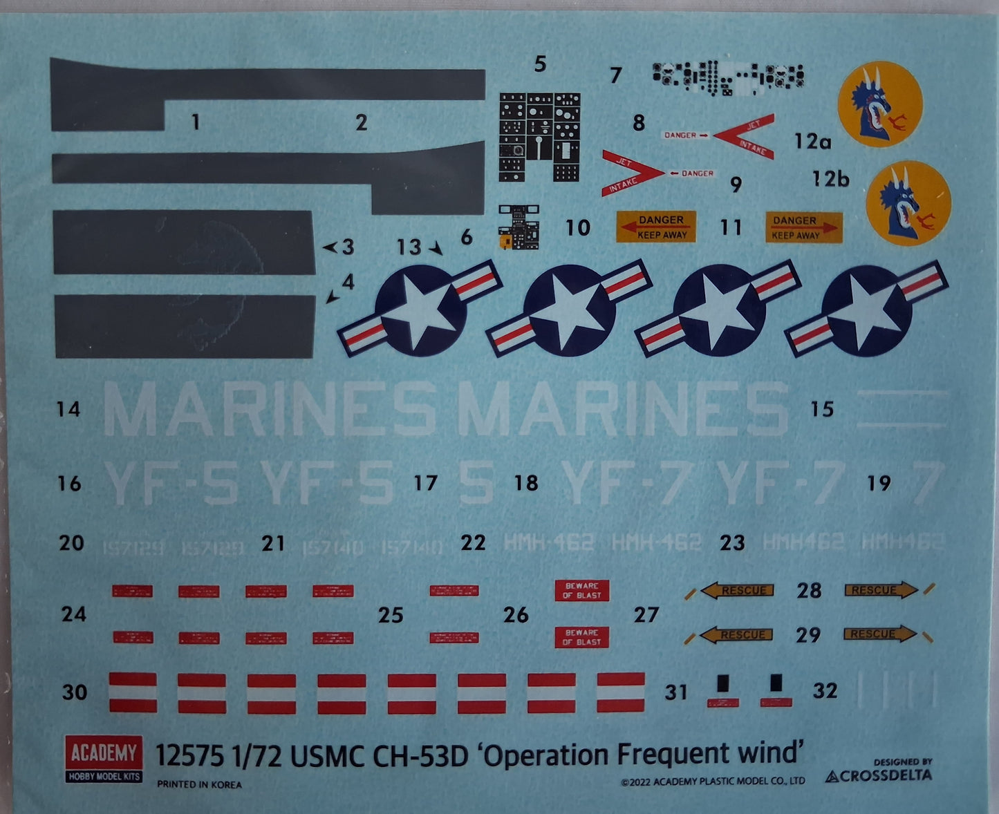 Academy 1:72 USMC CH-53D 'Operation Frequent Wind'
