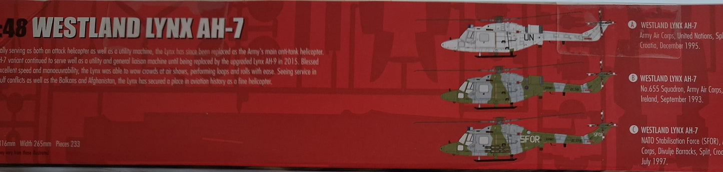 Airfix 1:48 Westland Lynx AH-7