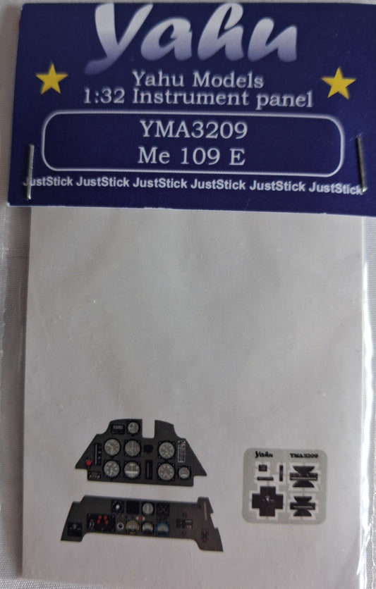 Yahu 1:32 Instrument Panel Me 109E