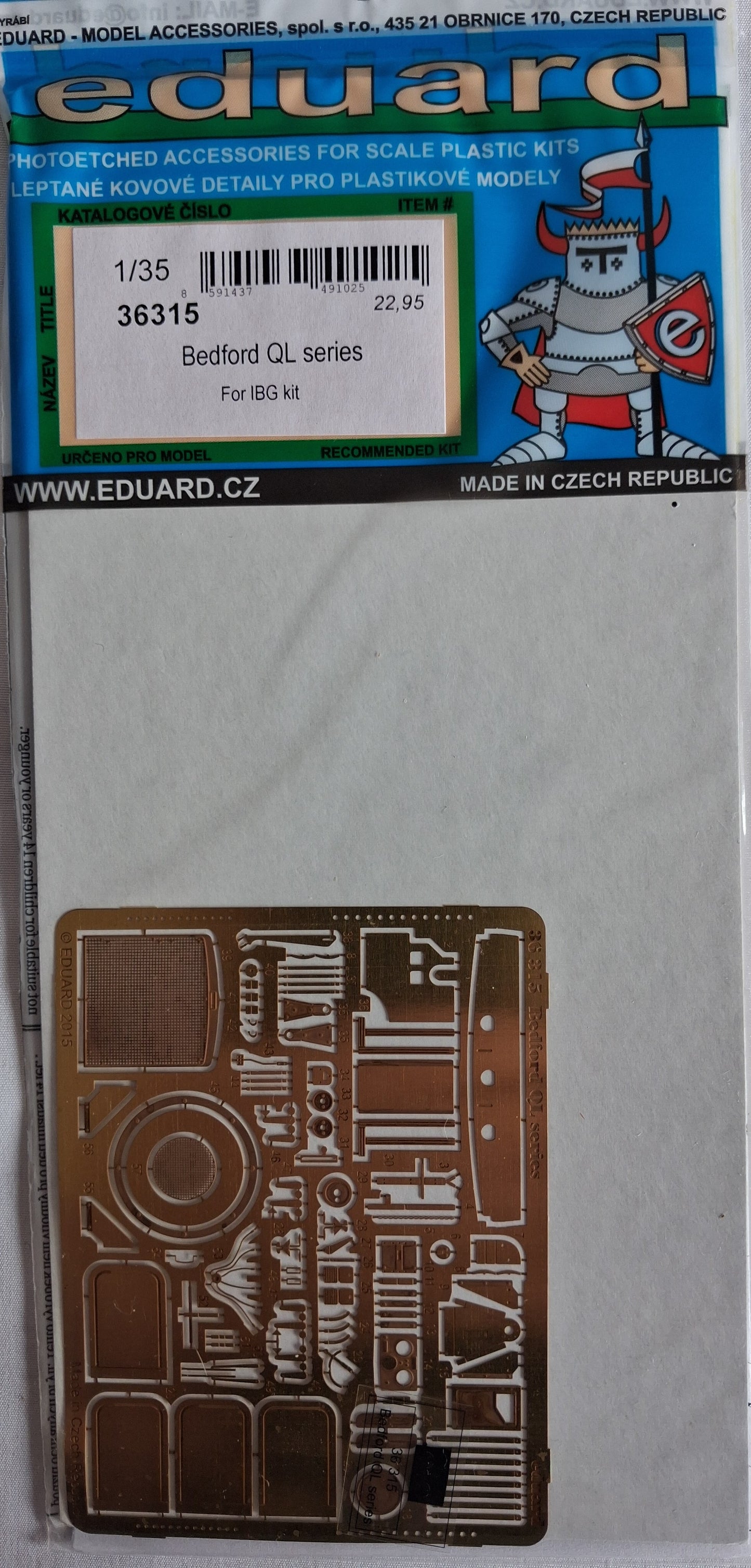 Eduard 1:35 Bedford QL Series Detail Set