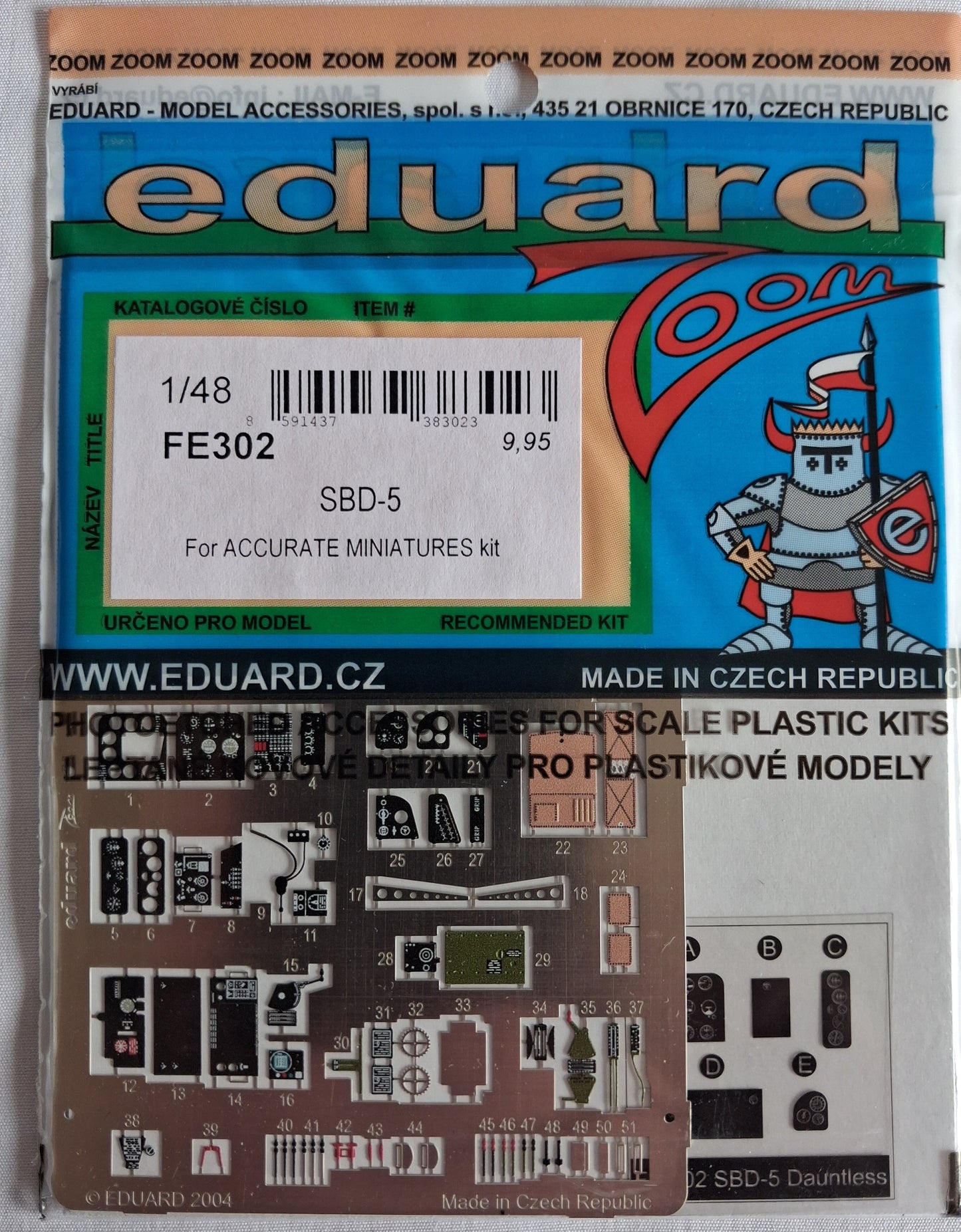 Eduard 1:48 SBD-5 Dauntless Detailed Set