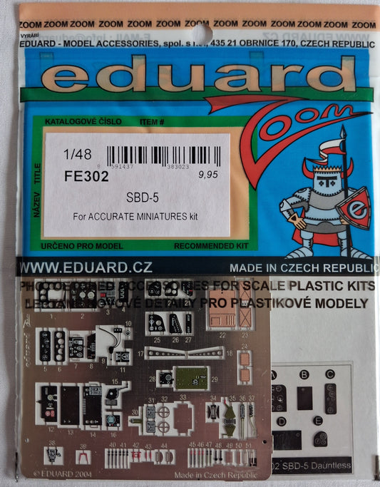 Eduard 1:48 SBD-5 Dauntless Detailed Set