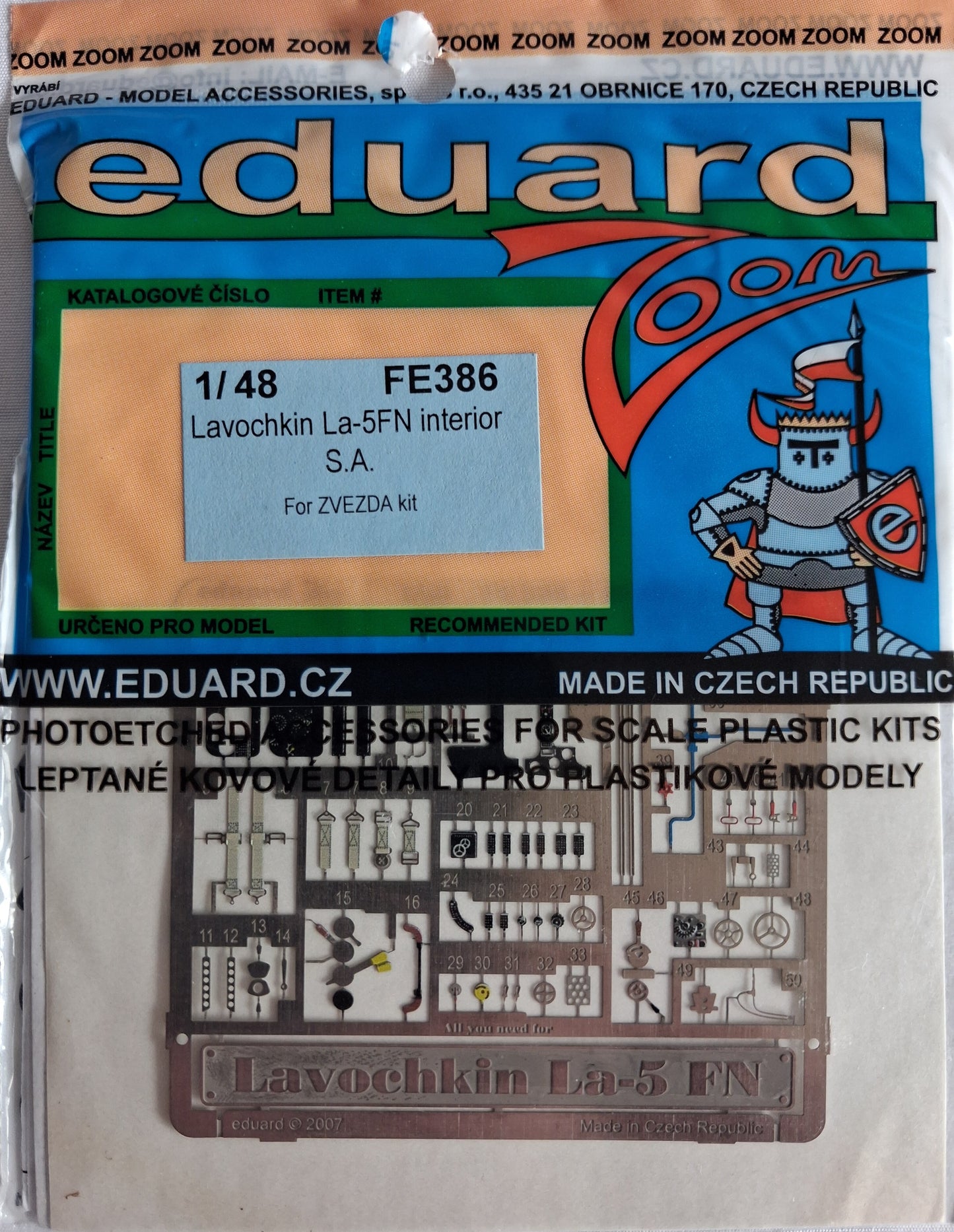 Eduard 1:48 Lavochkin La-5FN Interior