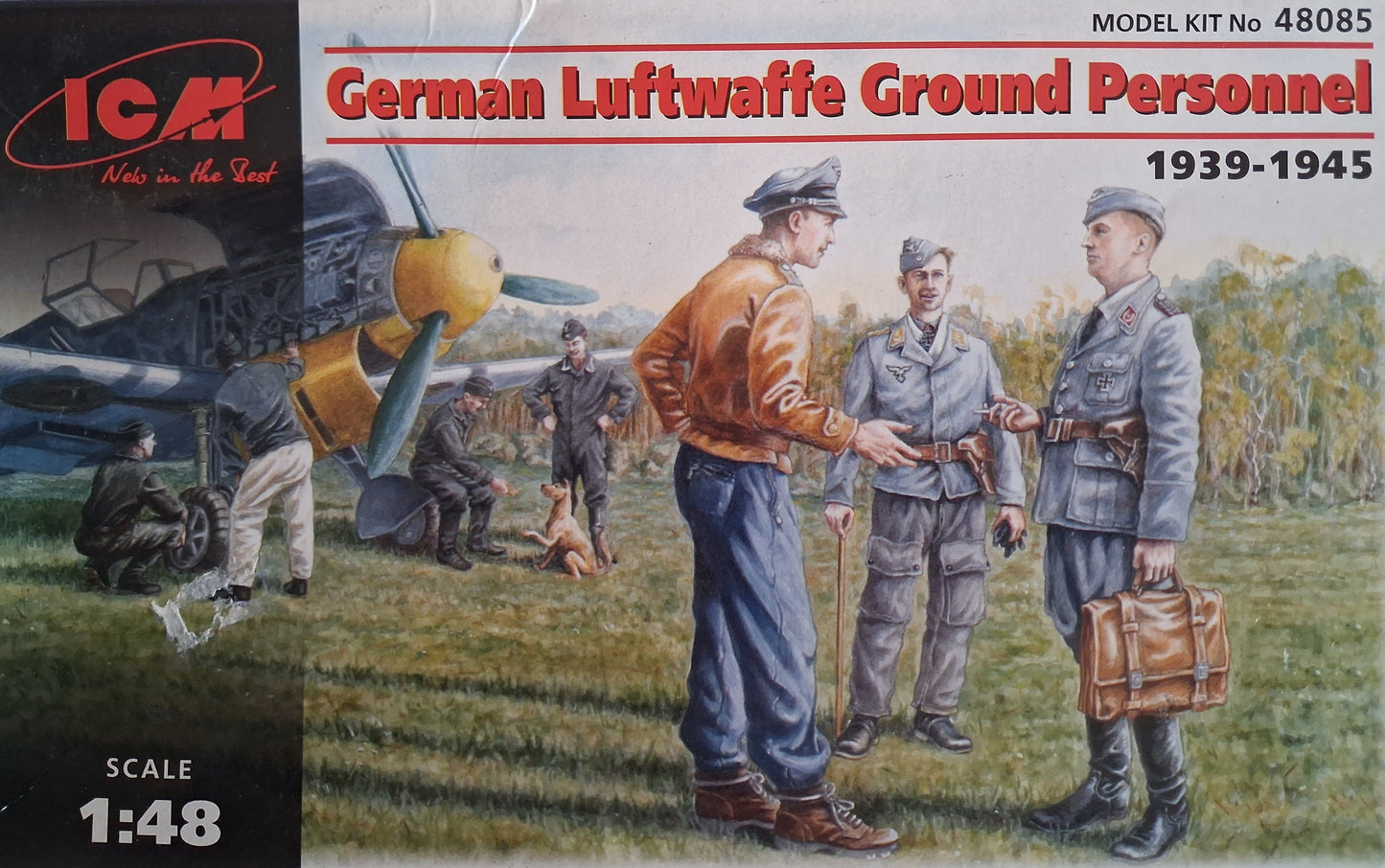 ICM 1:48 German Luftwaffe Ground Personnel (1939-1945)