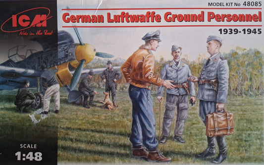 ICM 1:48 German Luftwaffe Ground Personnel (1939-1945)