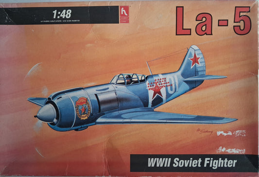HobbyCraft 1:48 La-5 WWII Soviet Fighter (1991)