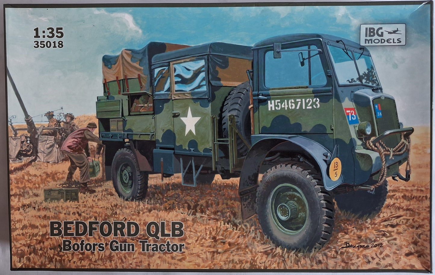 IBG Models 1:35 Bedford QLB Bofors Gun Tractor (2014)