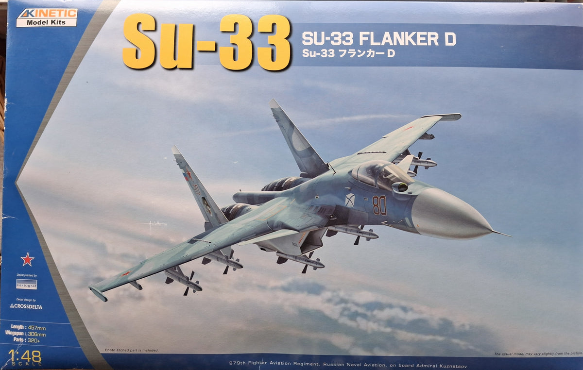 Kinetic Model Kits 1:48 Su-33 Flanker D