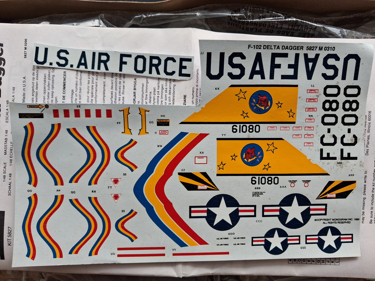 Monogram 1:48 F-102 Delta Dagger