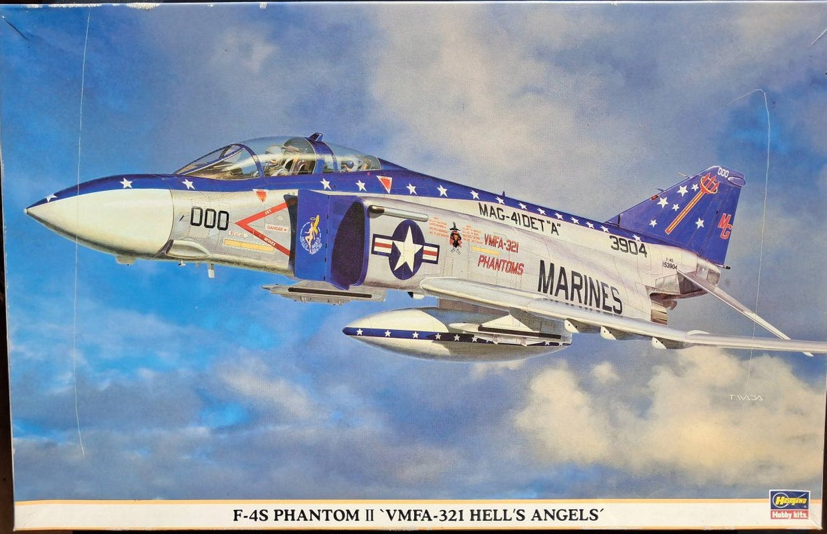 Hasegawa 1:48 F-4S Phantom II 'VMFA-321 Hell's Angels'