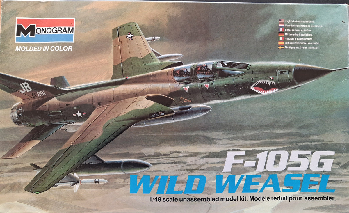 Monogram 1:48 F-105G Wild Weasel (1987)
