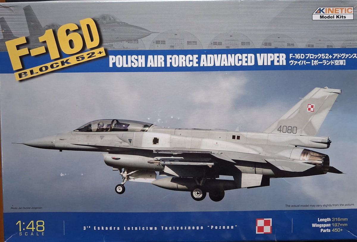 Kinetic 1:48 F-16D Polish Air Force Advanced Viper (2009)