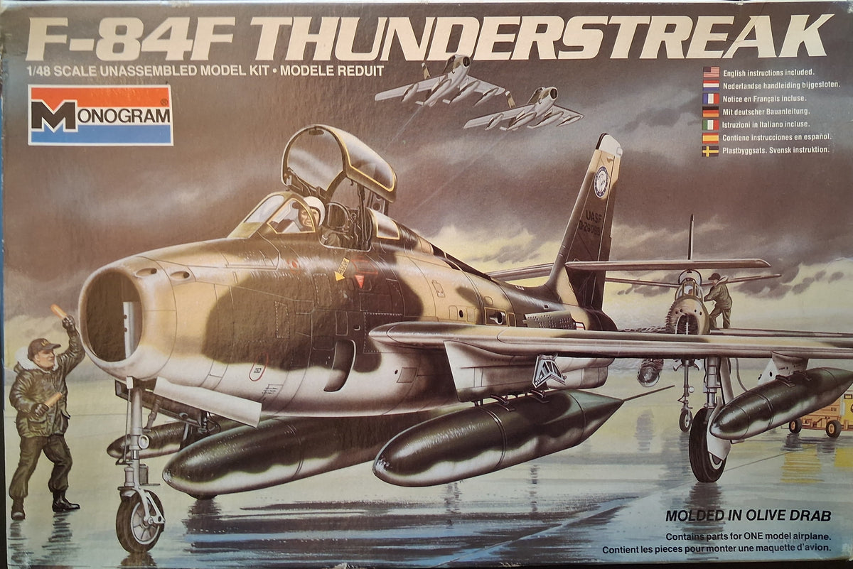Monogram 1:48 F-84F Thunderstreak (1984)