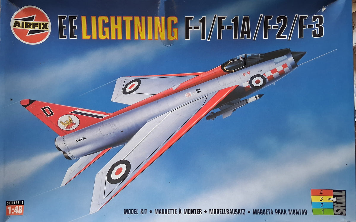 Airfix 1:48 EE Lightning F-1/F-1A/F-2/F-3 (1998)