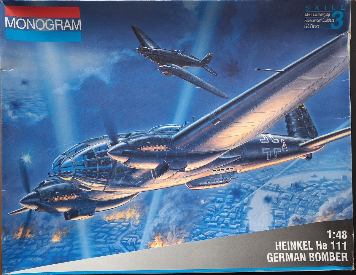Monogram 1:48 Heinkel He111 German Bomber (1994)