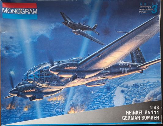 Monogram 1:48 Heinkel He111 German Bomber (1994)