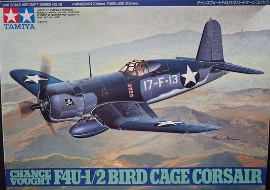 Tamiya 1:48 Chance Vought F4U-1/2 Birdcage Corsair (1996)