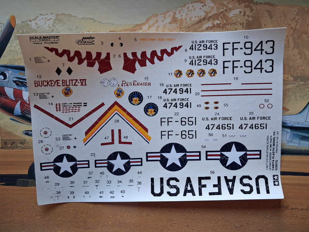 Tamiya 1:48 North American F-51D Mustang (1996)