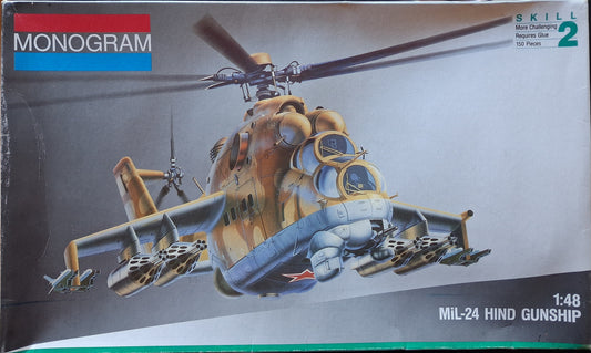 Monogram 1:48 MiL-24 Hind Gunship (1987)