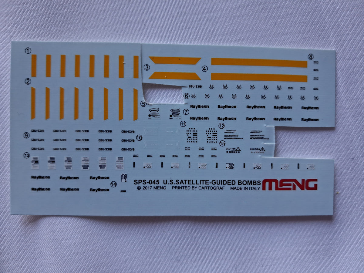 Meng 1:48 US Satellite Guided Bombs (2017)