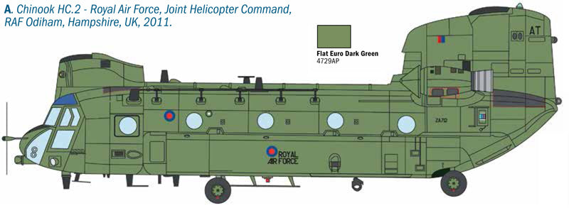 Italeri 1:48 Chinook HC.2 CH-47F