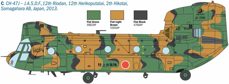 Italeri 1:48 Chinook HC.2 CH-47F