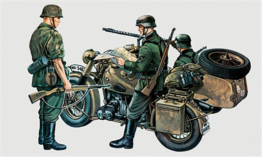 Italeri 1:35 BMW R75 with Sidecar