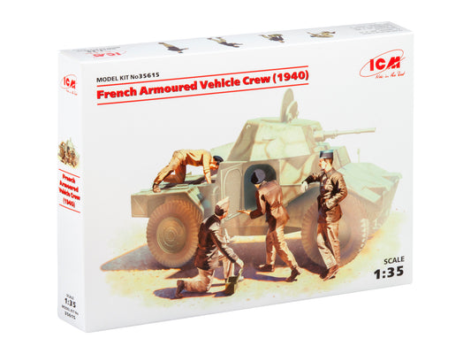 ICM 1:35 French Armoured Vehicle Crew (1940)