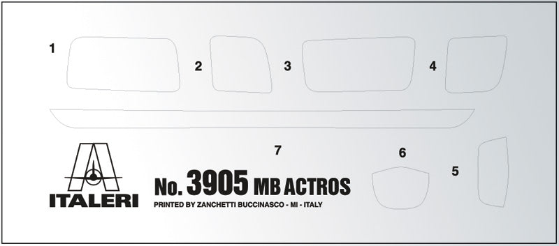 Italeri 1:24 Mercedes Benz Actros MP4